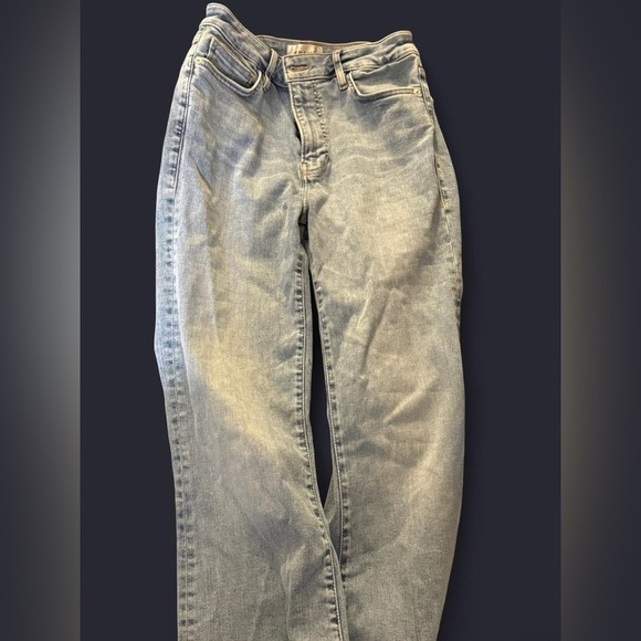 Frame Le Crop Mini Boot Jeans in Blue. - Picture 4 of 9